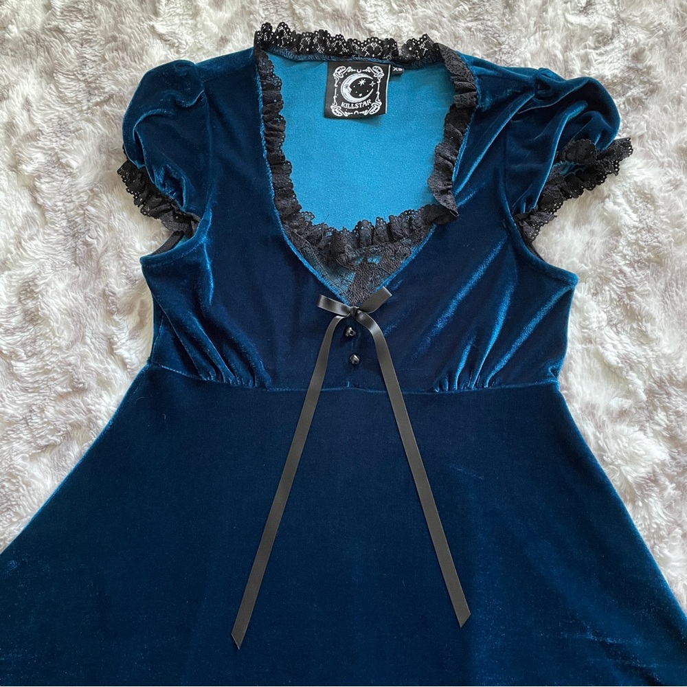 Killstar Sapphire Heather Babydoll Dress - Picture 2 of 9